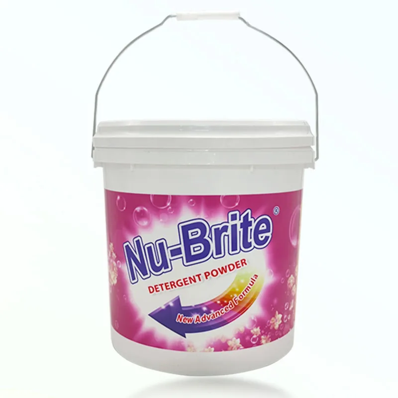 OEM Bulk Manufacture High Foam Washing Detergent Powder 5KG Disposable Soap Powder for Apparel for Washing Plant Bucket manufacture