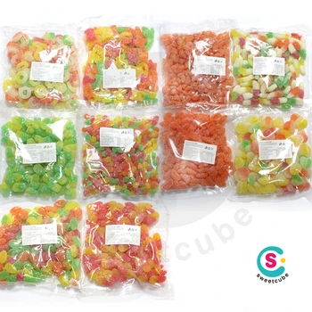 Bulk Wholesale Assorted Sugar Coated Candy Gummies supplier Fruity Flavor gummy candy