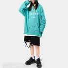 New Style Pure Cotton Solid Color Ripped Long-sleeved Women's Hoodie Casual Hip-hop Loose Women's Hoodie Design