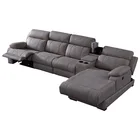 Gray Silver Gray Color Sofa Fabric 2021 Fabric Sectional Sofa Set Furniture