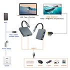 Pc Mp3 5 In 1 Type C Hub With USB 3.0 Port PD Fast Charge 4K HD Video Output For Tablet PC MP3 GPS
