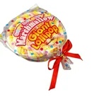 Factory Direct Sale Artificial Marshmallow Lollipops In Soft Candies