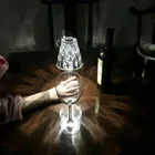 Led Table 2021 New Product Crystal Diamond LED Stand Light Dinner Atmosphere Decorative Table Night Lamp