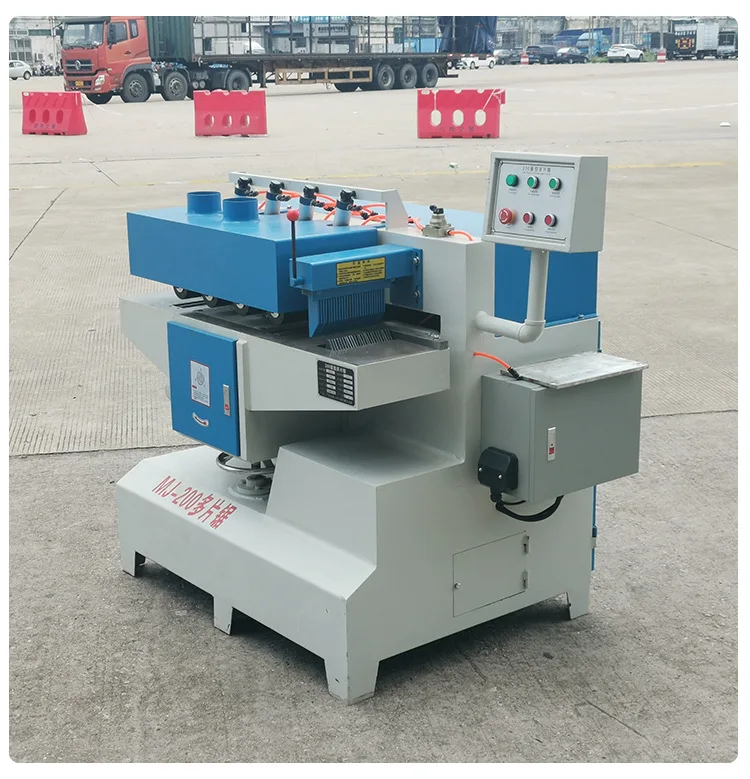 MJ-200/300 Woodworking Vertical Multiple Wood Electric Multi-blade Saw square Wood Multi Blade Rip Saw Wood Cutting Machine