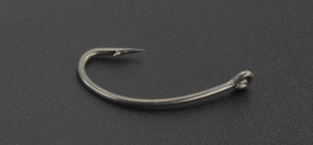 OCEAN CAT Stainless Steel Barbed Circle Fishing Hooks - Offset Point, Saltwater, Sizes 4/0 To 8/0, 10 Pack