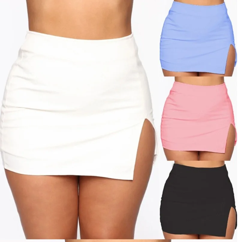 Wholesale Women Front Slit Nude Soft Like Satin Mini Skirt - Buy Satin Skirt,Soft  Like Satin Skirt,Mini Skirt Product on Alibaba.com