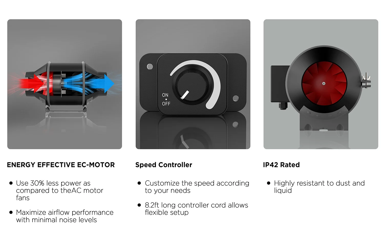 Inline Duct Fan, 4", 6", 8" - detail 10