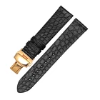 Leather Strap Hot Selling Alligator Leather Strap Round Waterproof Leather Strap Watch Band