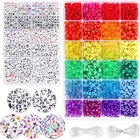 Bead Beads DIY Handmade Bead DIY Jewelry Kits Crafts Beads Pendant Acrylic Charms Set For Bracelets Necklaces