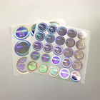 3d Sticker Vinyl Waterproof Anti-Counterfeit 3d Hologram Labels Packaging Custom Logo Die Cut Round Holographic Sticker