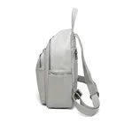 Unisex Leather Backpack Fashion Unisex College Bag Leather Laptop Casual Rucksack Travel Backpack For Women
