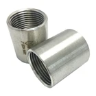 Stainless Stainless Steel SS304 BSPT NPT Reducing Socket Banded Coupling Pipe Fittings For Pipe Connection