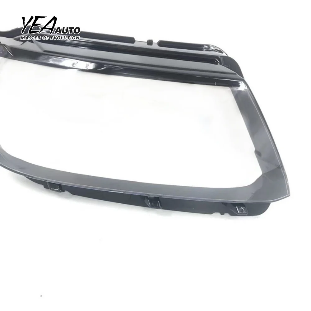 product car headlight glass lampshade cover lens for vw for tiguan head light lens cover 2017 2018 low configuration headlights cover-5