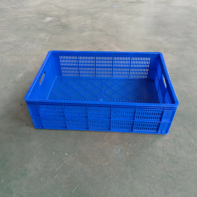 China plastic Stackable Storage crates vegetable harvesting crates hdpe plastic crates