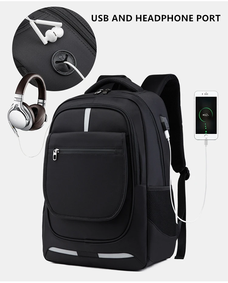 Designer Anti-Theft Day Pack Rucksack Men Women Travel Business 17" Laptop Bags