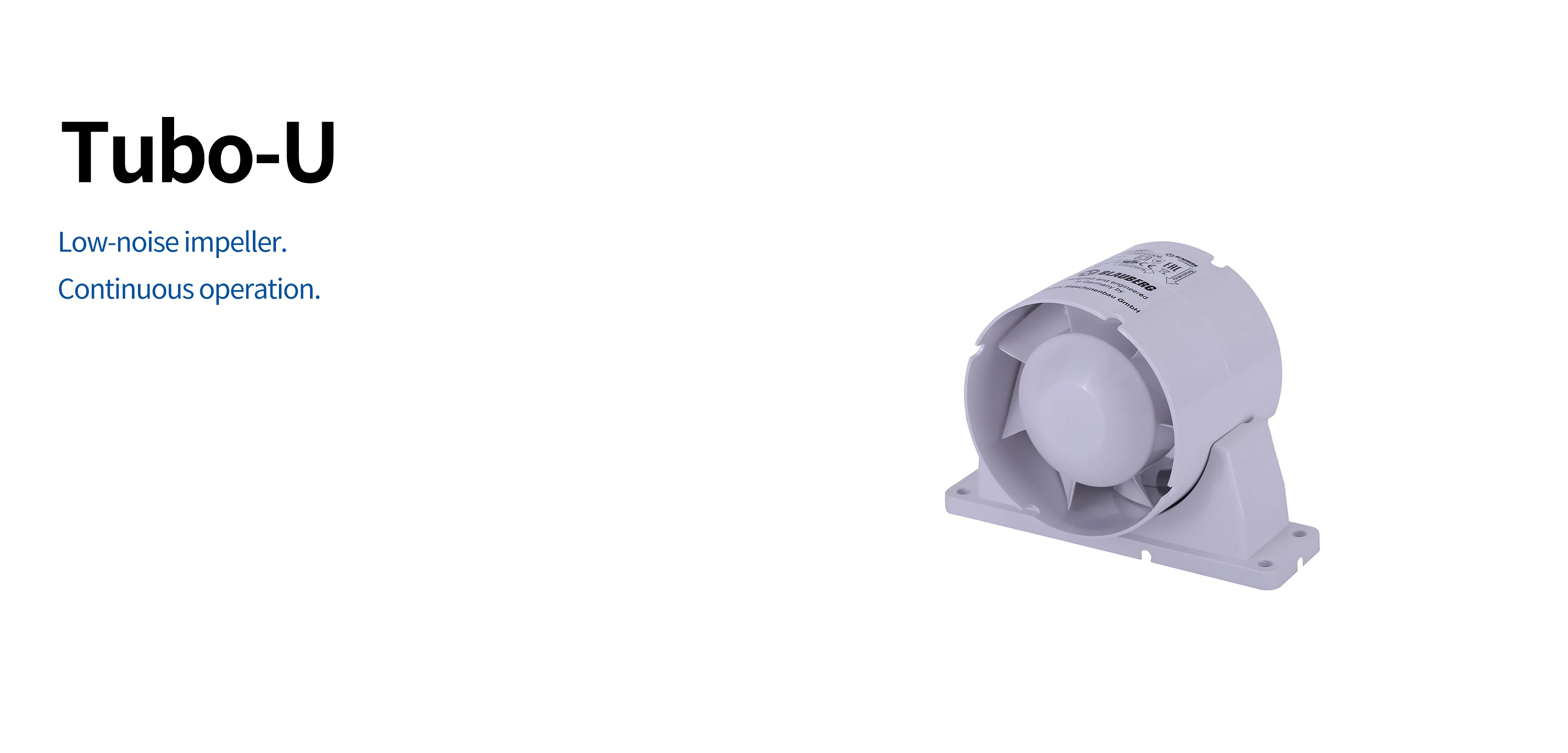 Inline Duct Fan, 5'', Axial, Plastic - detail 2