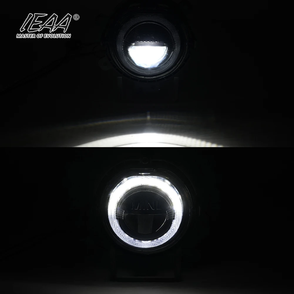 product car fog led lights for bmw mini cooper f55 2015 up fog light daytime running light front bumper fog lamp drl-8