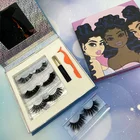 Eyelashes Bulk Lash Free Sample Private Label Custom LOGO 3D 25mm Mink Eyelashes Lashes Vendor Mink Lashes3d Wholesale Bulk
