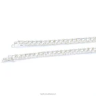 Jewelry 925 Sliver Tennis Chain Iced Out Aaa Hiphop Silver Plated 3mm CZ Jewelry Diamond Tennis Necklace