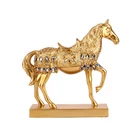 Animal Latest Design Creative Animal Ornaments Horse Sculpture Resin TV Cabinet Decoration