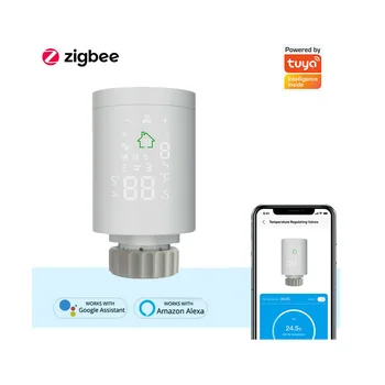 TUYA Smart TRV Thermostat Radiator Valve Zigbee Alexa Home Assistant MQTT l