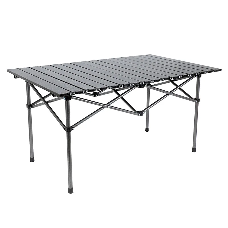 Wholesale portable square aluminum metal picnic terrace camping outdoor table foldable