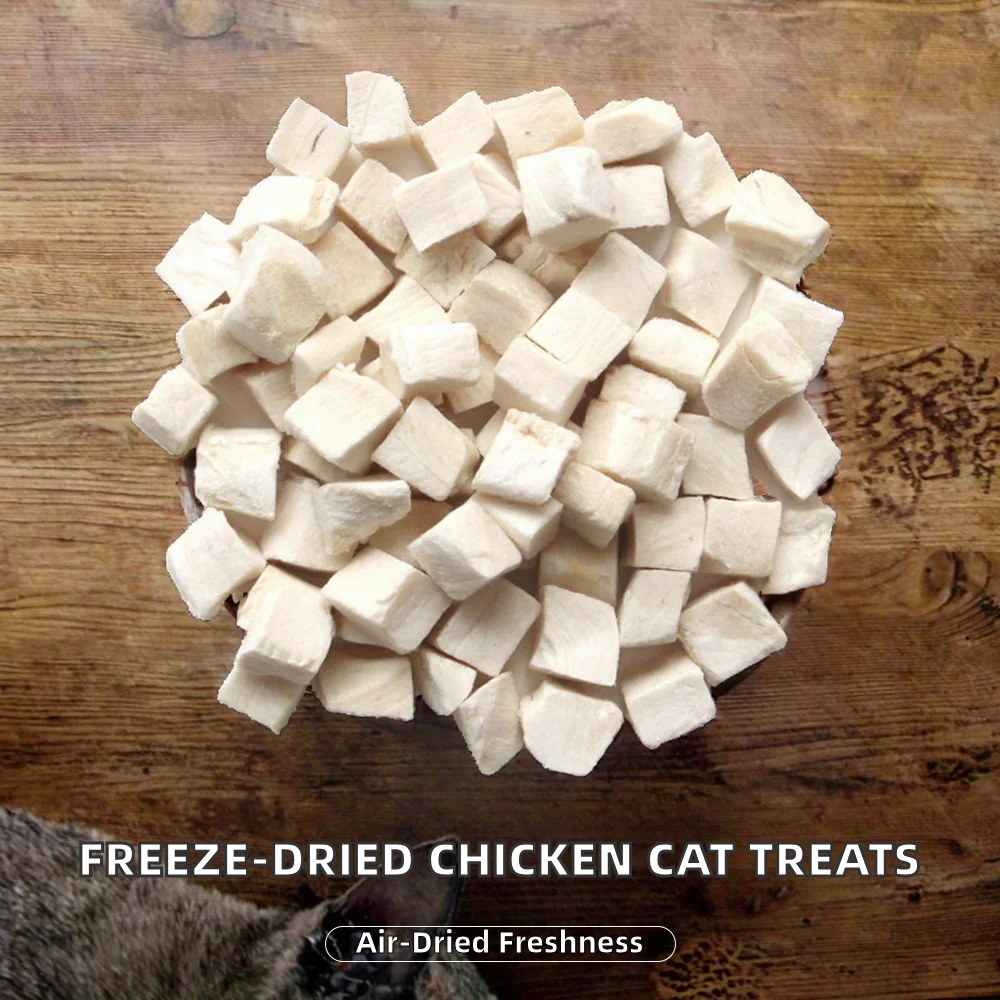 Weifang Origin Freeze-Dried Chicken Breast High-Protein Eco-Friendly Digestive Health Cat Treats 10kg Pack details