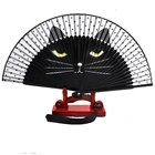 Bamboo Fan Bamboo Factory Price Good Feeling Cartoon Bamboo Silk Fan