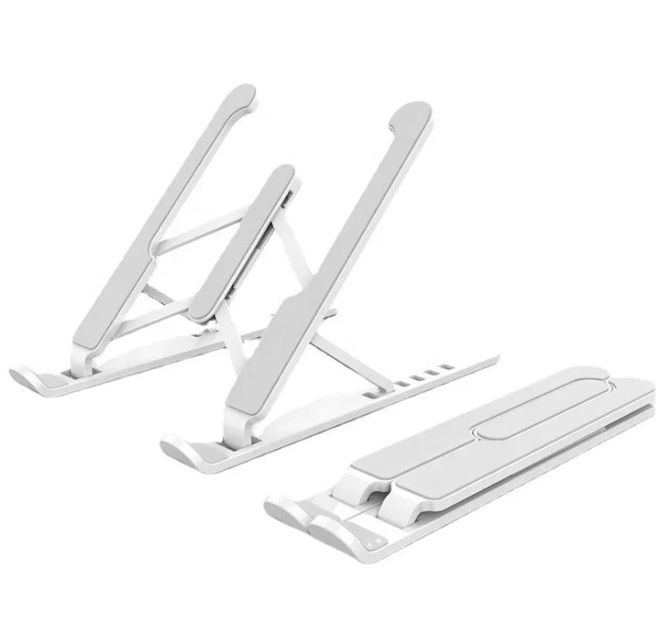 Foldable Height Adjustable Ergonomic Computer Notebook Aluminum Stand Holder Lift For Desk