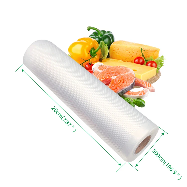 vacuum plastic bolsa for food