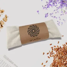 Wholesale Sleeping Yoga Eye Pillow Flaxseed Cassia Seed Lavender Filled Heating Steam Cotton Eye Mask