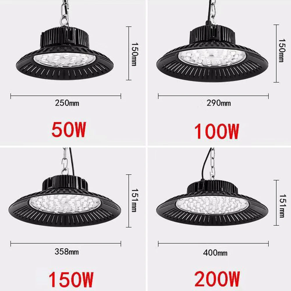 Chinese manufacturers wholesale high-efficiency high-lumen Gaowan UFO-type Gaowan 150w industrial warehouse workshop lighting