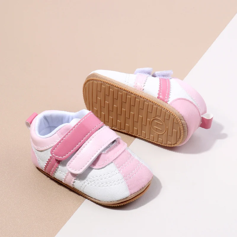 Wholesale Hook&loop Unisex Toddler Baby Sneakers Casual Boys Girls Baby Shoes Spring Autumn BXC4156 details