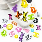 Charm High Quality Batch Hair Soft PVC Rubber Shoes Charm Accessories Hole Shoes Animation Cute Style Shoes