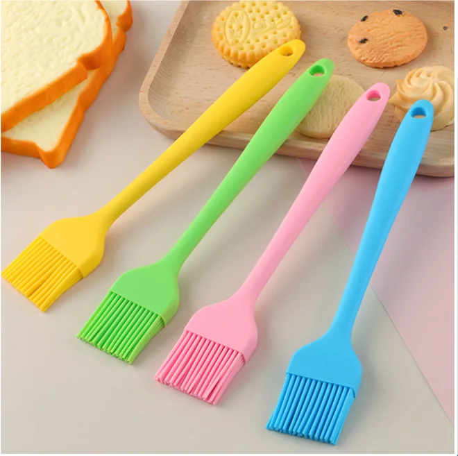 Home Kitchen BBQ Grill Baking Tools High Temperature Food Grade Silicone Oil Brush Spread Pastry Brush