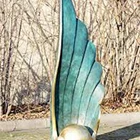 Wings Hot Sale Large Garden Custom Abstract Art Bronze Garden Wings Sculpture