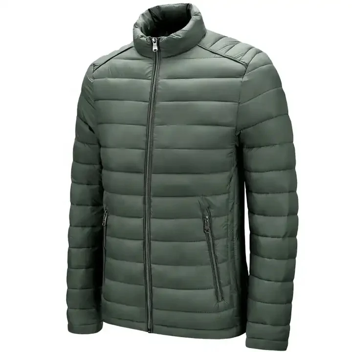 MAGCOMSEN Men's Lightweight Puffer Jacket Hooded Full Zip Water-Resistant Quilted Lined Winter Coats