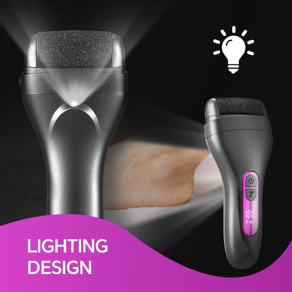 High-Efficiency Electric Foot Grinder Smoother Rechargeable Callus Eliminator for Car Application supplier