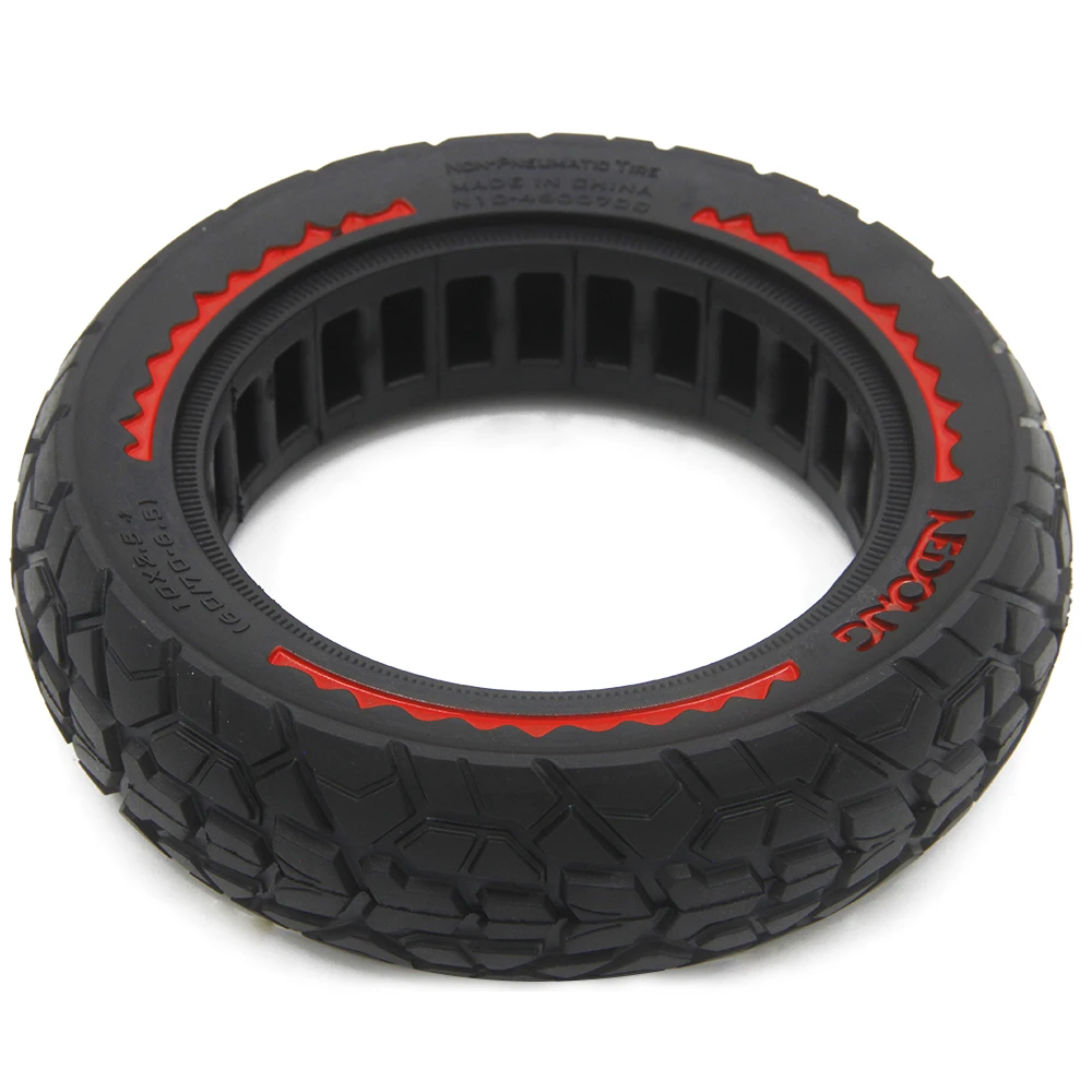 Off-road 10 Inch Wheel Rubber Honeycomb 10x2.50 Solid Tyre for MAX G30 Electric Scooter Spare Parts