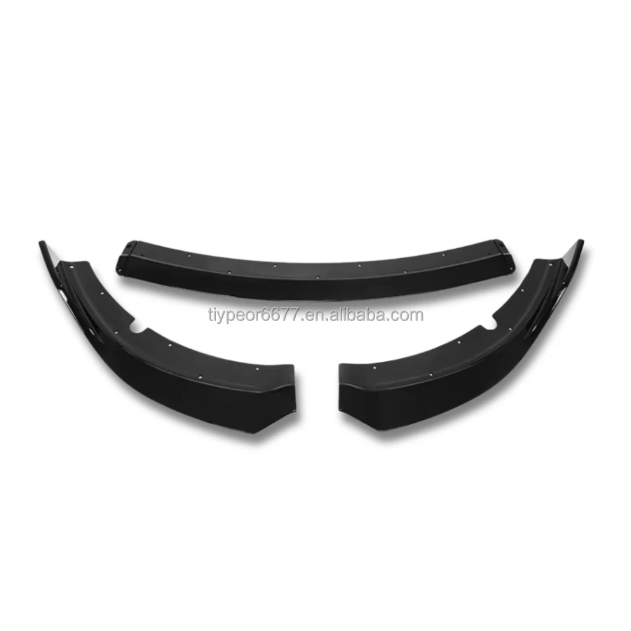 product car front lip diffuser splitters for dodge charger srt 2015 2021 auto bumper plastic accessories body kit scratch protector-7