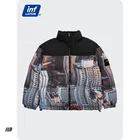 Wholesale Winter Winter Wholesale OEM Downcontent 70% Digital Print Duck Down Jacket Winter Thick Men's Down Coat