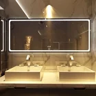 Mirror Wholesale Home Decor Horizontal Light Led Mirror Horizontal Light Led Large Rectangular Vanity Mirror