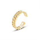 18k Ring Rings Wholesale High Quality Women 18K Gold Plated Ring Men Stainless Steel Rings