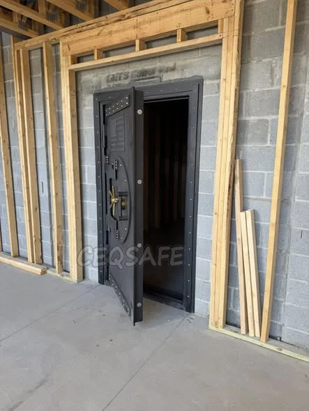 product ceqsafe home bank museum hotel escape room anti theft steel vault door with key lock blast proof heavy duty-9
