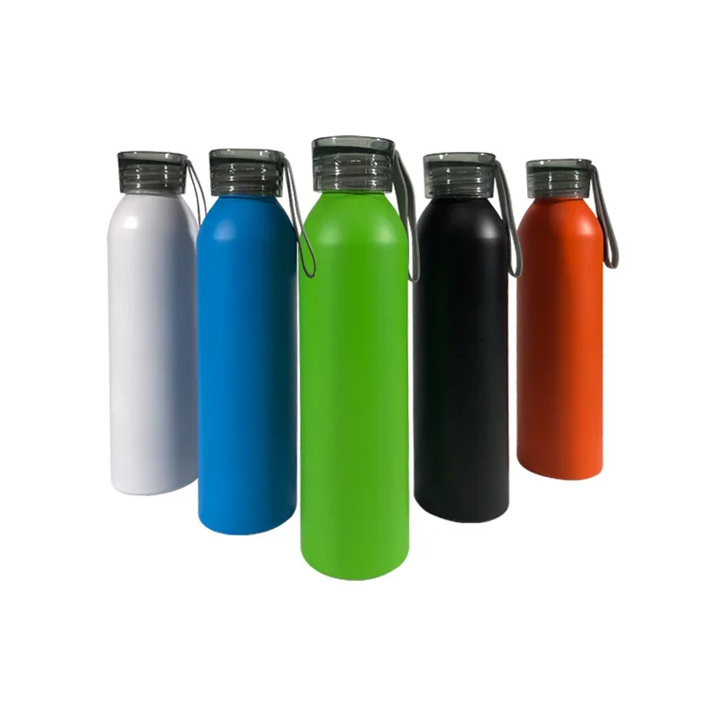 wholesale EHot Sale New Product Wholesale Custom Metal 650ml Aluminium Outdoor Sport Drinking Flask single Water Bottle