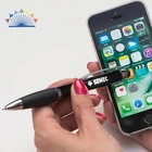 Flash Pen Pens Manufacturer Led Logo Plastic Ballpen Flash Light Ballpoint Pen Promotion