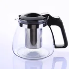 China China Factory Insulated Glass Teapot Glass Kettle Teapot With Stainless Steel Infuser