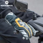 Warm Moto Gloves Winter Windproof Waterproof Motorcycle MTB Bike Gloves TPU Touch Screen Electric Scooter Accessories