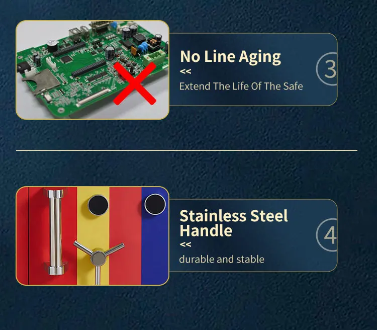 CEQSAFE Best Fireproof Waterproof Mechanical Fireproof Safe Deposit Box factory