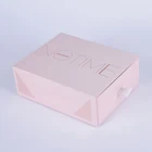 Wedding Favor Luxury Ribbon Drawer Box Packaging Pink Foldable Flower Wedding Favor Bridesmaid Gift Box